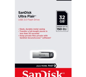 SanDisk Ultra Flair 32GB USB 3.0 150 MB/s Flash Drive