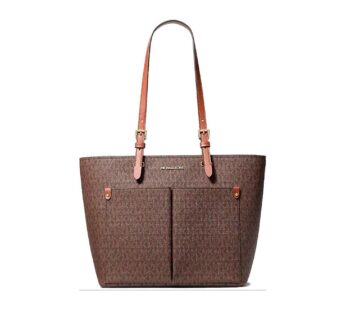 Michael Kors Jet Set Medium Logo Pocket Tote Bag