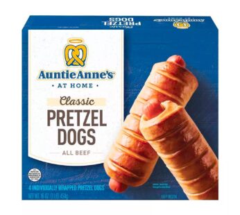 Classic All Beef Frozen Pretzel Dogs – 4ct_16oz