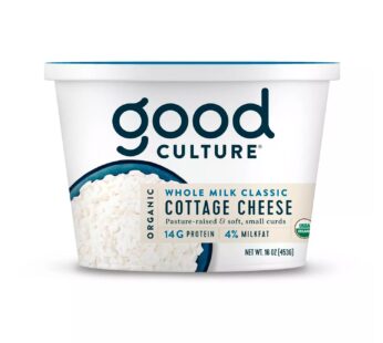 Good Culture Organic Whole Milk Classic Cottage Cheese – 16oz