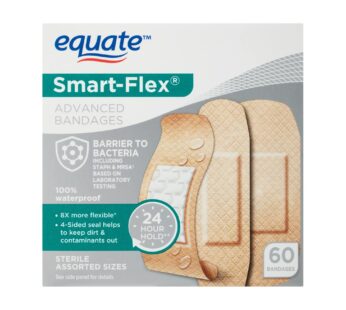 Equate Smart-Flex Advanced Bandages, 60 Count