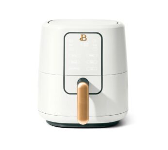 Beautiful 3 Qt Air Fryer with TurboCrisp Technology, White Icing by Drew Barrymore