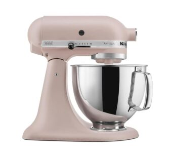 KitchenAid Artisan Series 5-Quart Tilt-Head Stand Mixer, Feather Pink, KSM150PS