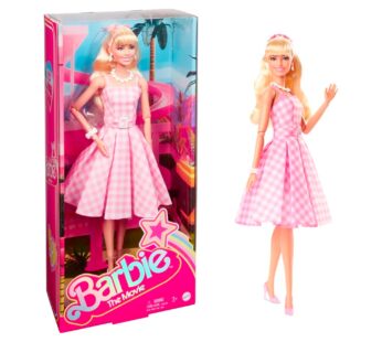 Barbie The Movie Collectible Doll, Margot Robbie as Barbie in Pink Gingham Dress