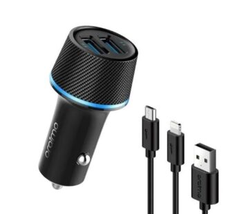 Oraimo OCC-21DML Highway Car Charger With 2-In-1  USB Cable