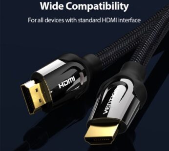 Vention Nylon Braided HDMI Cable 8 Meters – VAA-B05-B800