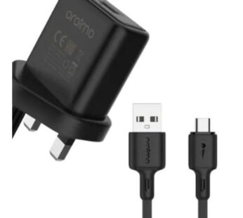 oraimo Firefly 2U 12W 2.4A Dual USB Fast Charger Kit