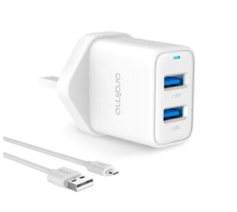 Oraimo Firefly-2 5.0V/2.1A Dual USB Fast Type Wall Charger