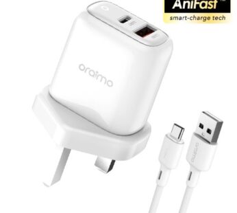 oraimo Cannon 2 Pro 18W Fast Charging Charger Kit – OCW-U97S