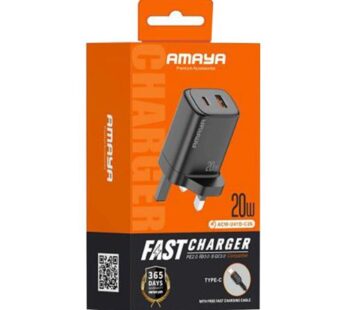 Amaya ACW-U41D-C26 25W Single USB 2in1 Fast Charger