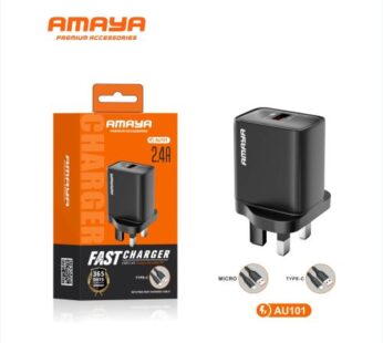 Amaya ACW-AU101T-C29 2.4A Type C Fast Charger