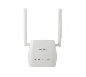 Tecno 300Mbps 4G Wi-Fi Router With 2000MAH Standby Battery